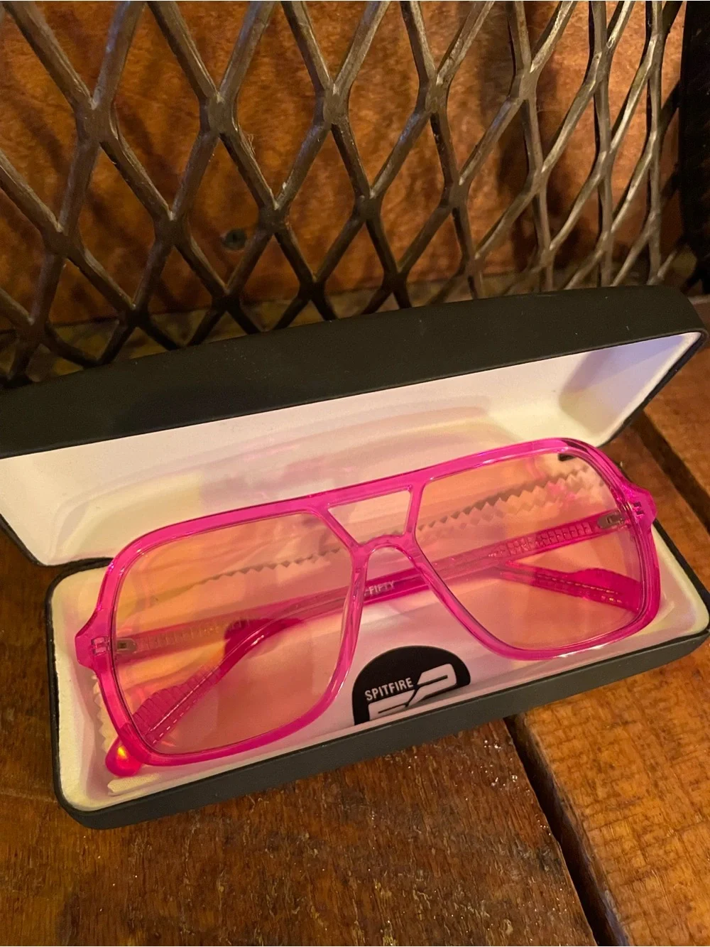 Spitfire Cut Fifty Sunglasses — Bright Pink / Blush